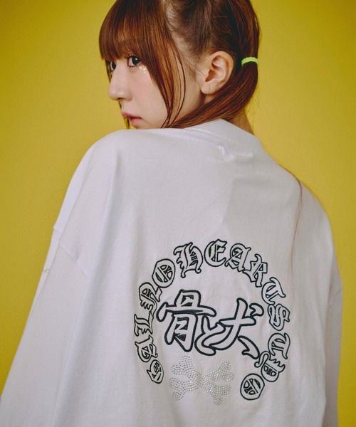 GALFY（ガルフィー）の「GALFY-ピカピカ骨骨ロンTee（Tシャツ/カットソー・メンズ・ホワイト/ブラック/グレー・XL/L）」の21枚目の写真