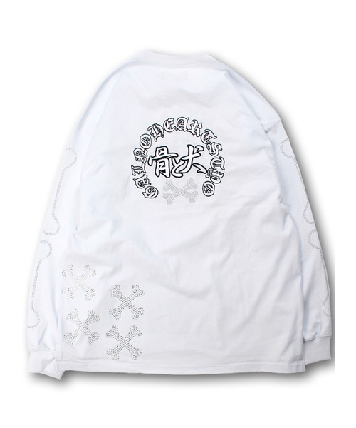 GALFY（ガルフィー）の「GALFY-ピカピカ骨骨ロンTee（Tシャツ/カットソー・メンズ・ホワイト/ブラック/グレー・XL/L）」の19枚目の写真