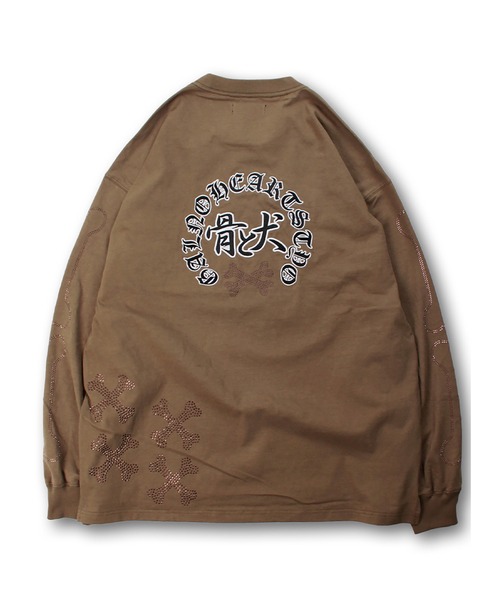 GALFY（ガルフィー）の「GALFY-ピカピカ骨骨ロンTee（Tシャツ/カットソー・メンズ・ホワイト/ブラック/グレー・XL/L）」の11枚目の写真