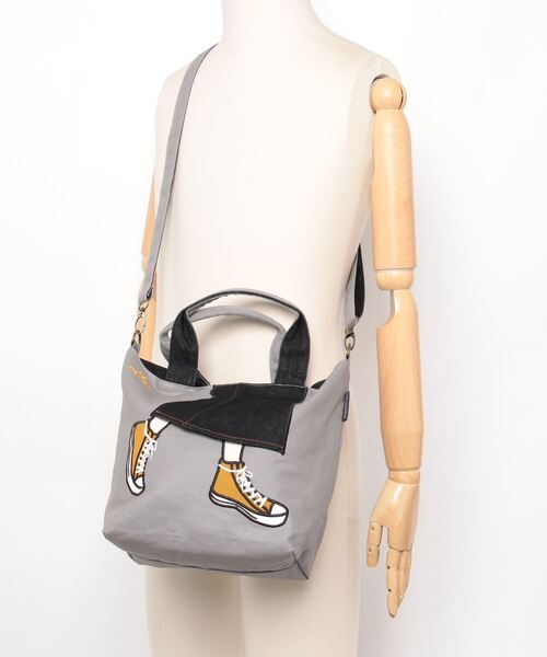 mis zapatos(ミス サパト)の「MIS ZAPATOS 2WAY MINI SHOULDER ミニショルダーバッグ(ショルダーバッグ・レディース・ブラック/グレー・FREE)」の3枚目の写真
