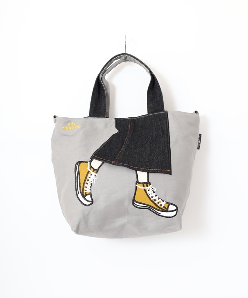 mis zapatos(ミス サパト)の「MIS ZAPATOS 2WAY MINI SHOULDER ミニショルダーバッグ(ショルダーバッグ・レディース・ブラック/グレー・FREE)」の5枚目の写真
