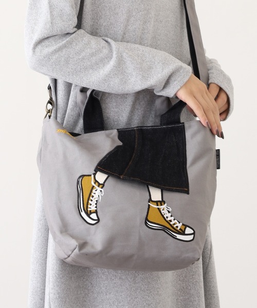 mis zapatos(ミス サパト)の「MIS ZAPATOS 2WAY MINI SHOULDER ミニショルダーバッグ(ショルダーバッグ・レディース・ブラック/グレー・FREE)」の21枚目の写真