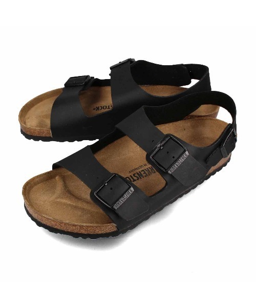 BIRKENSTOCK(ビルケンシュトック)の「BIRKENSTOCK MILANO BIRKO-FLOR -REGULAR- / ビルケンシュトック ミラノ ビルコフロー レギュラーフィット(サンダル・メンズ・ブラウン/ブラック・43/44/41/42/39/40/45)」の1枚目の写真