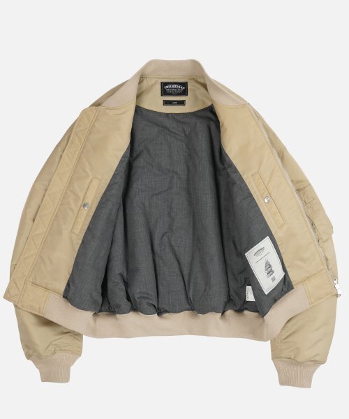 FRIZMWORKS(フリズムワークス)の「OVERSIZED MA-1 FLIGHT JACKET _ LIGHT BEIGE(ブルゾン・メンズ・その他・MEDIUM/LARGE/X-LARGE)」の3枚目の写真