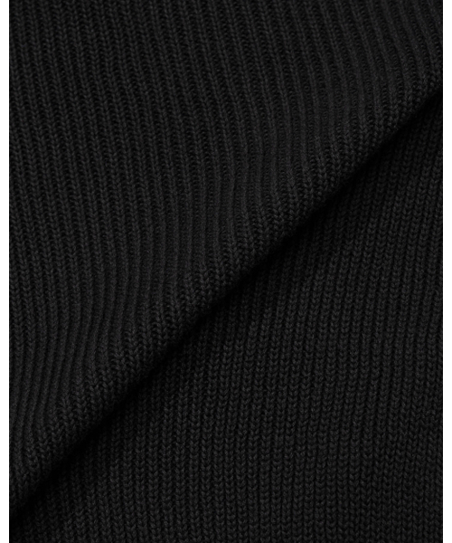 MOAA（モア）の「Ribbed Knit Zip Hoodie (BLACK)（ニット/セーター・レディース・その他・SMALL/MEDIUM）」の5枚目の写真