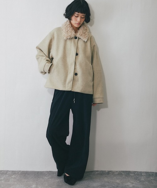 ANOTHER S（アナザーエス）の「2WAYフェイクウール襟プードルファー