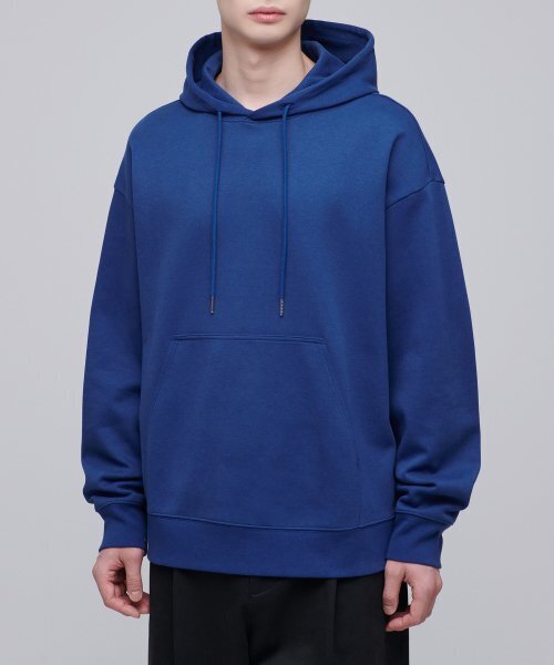 セール】フラットテリーオーバーサイズフードパーカースウェットシャツ