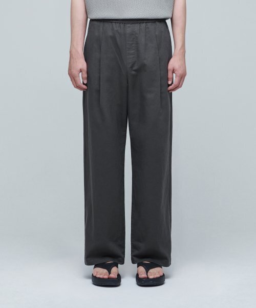 MUSINSA STANDARD(ムシンサスタンダード)の「コットンリネンワンタックワイドパンツ【ガンメタル】(その他パンツ・メンズ・その他・38/36/34/32/30/26/28)」の10枚目の写真