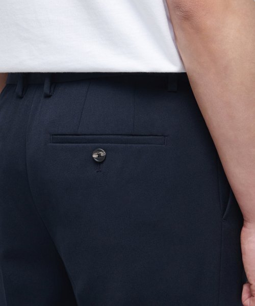 MUSINSA STANDARD（ムシンサスタンダード）の「軽量スキニー隠しバンディングクロップドスラックス[ネイビー]（スラックス・メンズ・その他・30/26/27/28/29）」の6枚目の写真