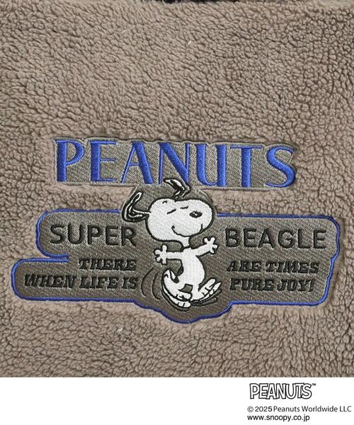 PEANUTS(ピーナッツ)の「【PEANUTS】ボアスクエア2WAYトート(トートバッグ・レディース・ブラック/アイボリー/グレー/チャコールグレー・00)」の6枚目の写真