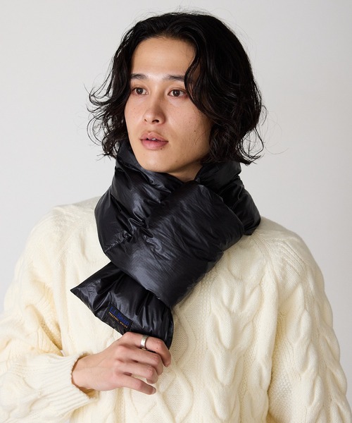 L.L.Bean（エルエルビーン）の「L.L.Bean/エル・エル・ビーン Insulation UL Muff リップストップナイロン マフラー（マフラー・メンズ・ブラック/グレー・FREE）」の11枚目の写真