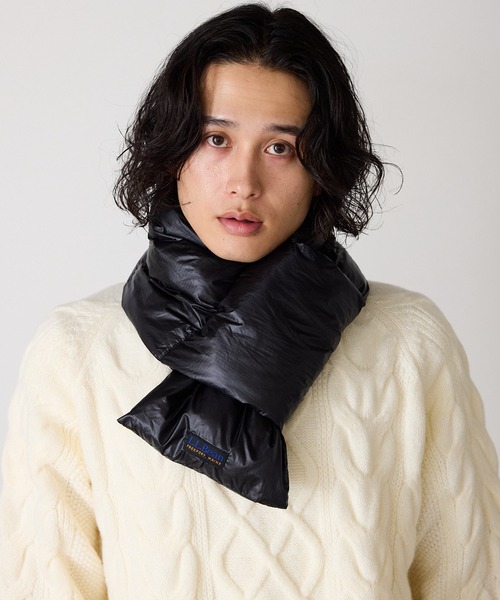 L.L.Bean（エルエルビーン）の「L.L.Bean/エル・エル・ビーン Insulation UL Muff リップストップナイロン マフラー（マフラー・メンズ・ブラック/グレー・FREE）」の9枚目の写真