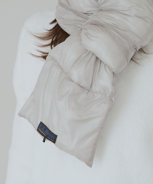 L.L.Bean（エルエルビーン）の「L.L.Bean/エル・エル・ビーン Insulation UL Muff リップストップナイロン マフラー（マフラー・メンズ・ブラック/グレー・FREE）」の13枚目の写真