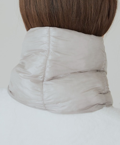 L.L.Bean（エルエルビーン）の「L.L.Bean/エル・エル・ビーン Insulation UL Muff リップストップナイロン マフラー（マフラー・メンズ・ブラック/グレー・FREE）」の15枚目の写真