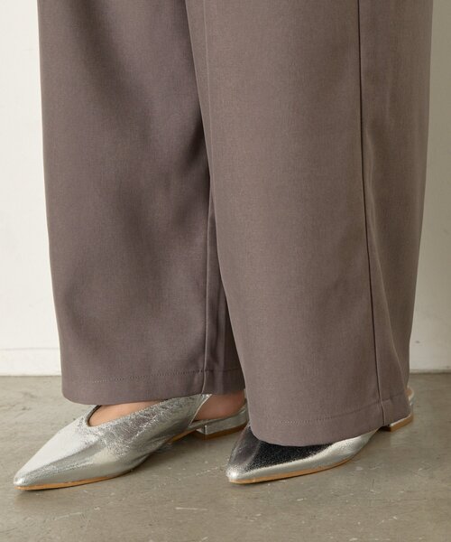 Jena espace merveilleux（ジェナ　エスパスメルヴェイユ）の「【あったかスラックス】2タックワイドパンツ（その他パンツ・レディース・アイボリー/ブラック/グレー/ベージュ・FREE）」の17枚目の写真