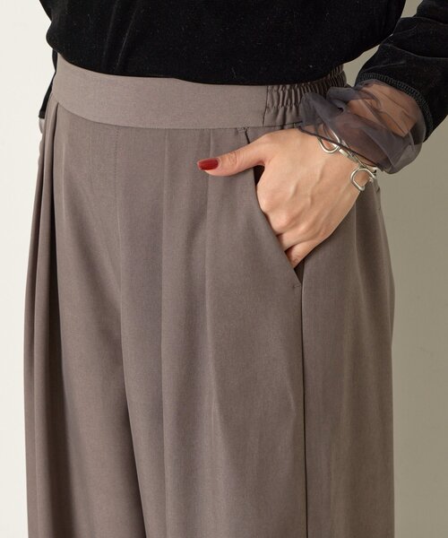 Jena espace merveilleux（ジェナ　エスパスメルヴェイユ）の「【あったかスラックス】2タックワイドパンツ（その他パンツ・レディース・アイボリー/ブラック/グレー/ベージュ・FREE）」の21枚目の写真