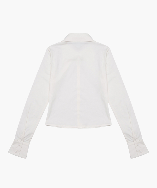 ROUGHNECK(ラフネック)の「ロングカラーシャツホワイト(シャツ/ブラウス・レディース・その他・SMALL/MEDIUM/X-SMALL)」の2枚目の写真