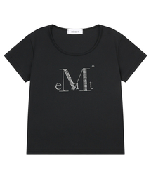 MUCENT（ムセント）の「Kane Setup Hotfix Logo Slim Fit Short Sleeve（Tシャツ/カットソー）」