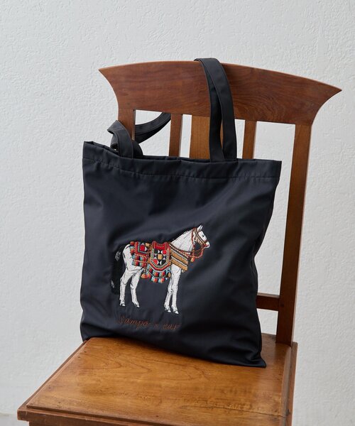 セール】sampo×earホースサブトートバッグ《撥水/B4サイズ対応