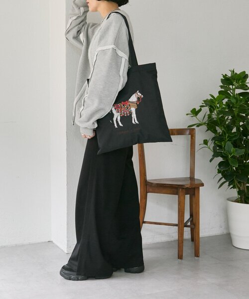 セール】sampo×earホースサブトートバッグ《撥水/B4サイズ対応