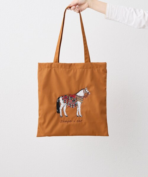 セール】sampo×earホースサブトートバッグ《撥水/B4サイズ対応