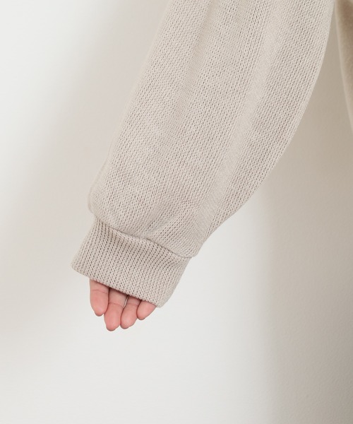 A.N.L(エーエヌエル レーベル)の「A.N.L ロゴ刺繍起毛トップス(Tシャツ/カットソー・レディース・チャコールグレー/グレー/ピンク/ベージュ・38)」の7枚目の写真