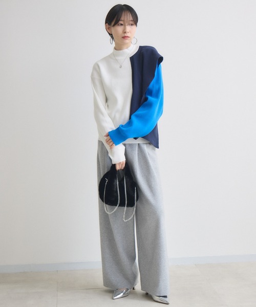 Paradise Picnic（パラダイスピクニック）の「エコファー2WAYハンドルBAG（ハンドバッグ・レディース・ブラック/ブラウン/ベージュ・FREE）」の11枚目の写真