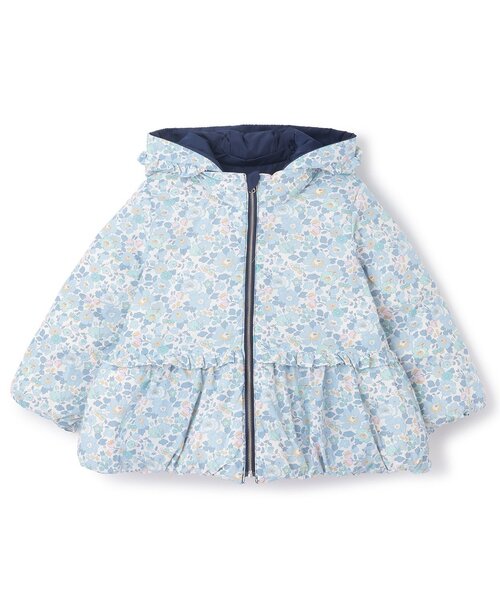 sense of wonder（センスオブワンダー）の「リバーシブルリバティダウンコート（ダウンジャケット/コート・キッズ・ピンク/ネイビー・100cm/120cm/130cm/90cm/110cm）」の5枚目の写真