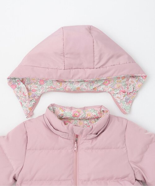 sense of wonder（センスオブワンダー）の「リバーシブルリバティダウンコート（ダウンジャケット/コート・キッズ・ピンク/ネイビー・100cm/120cm/130cm/90cm/110cm）」の8枚目の写真