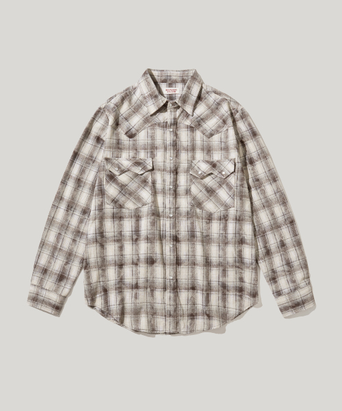 RUSTICCLUB(ラスティッククラブ)の「RC DUSTY WESTERN SHIRT_BROWN(シャツ/ブラウス・レディース・その他・LARGE/MEDIUM)」の1枚目の写真