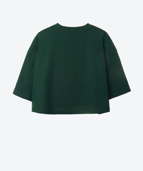 UNTAGE（アンテージ）の「ロゴプリントケープクロップ半袖Tシャツ[グリーン(WOMAN)]_UTT-ST38（Tシャツ/カットソー・レディース・その他・FREE）」の5枚目の写真