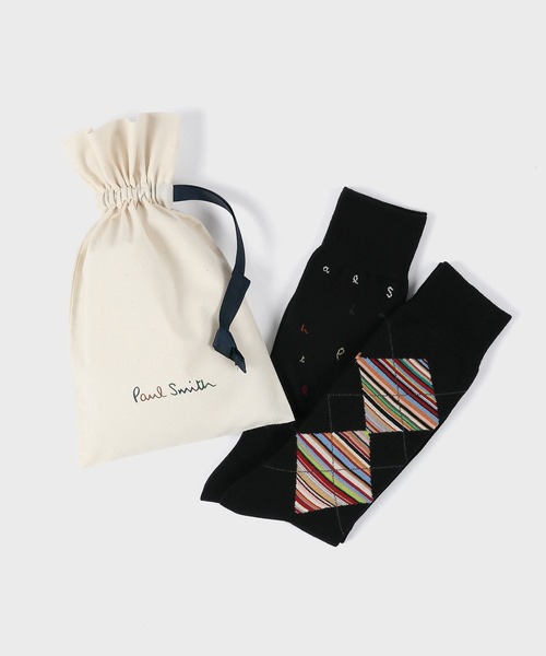 Paul Smith(ポールスミス)の「ソックス ギフトセット【250992 GF13】(ソックス/靴下・メンズ・ブラック/ネイビー・25-27)」の2枚目の写真