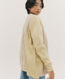 FRISE（フリゼ）の「ビンテージカーディガン_イエロー_ジュニア（カーディガン/ボレロ）」