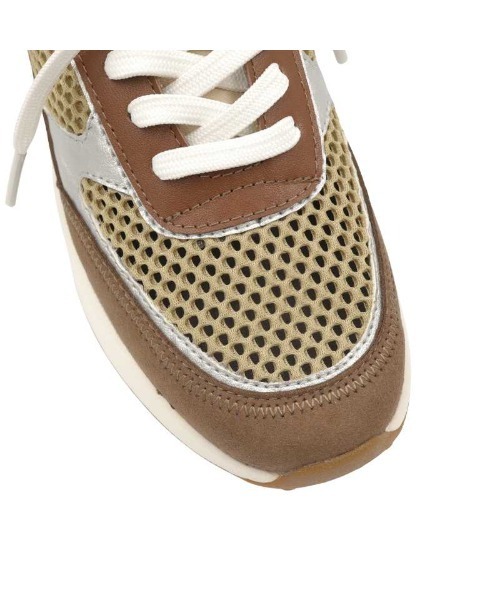 MODE KAORI（モードカオリ）の「メッシュコンビスニーカー/21548（スニーカー・レディース・ブラック/ブラウン/ホワイト・25cm/24.5cm/24cm/23.5cm/23cm/22.5cm）」の4枚目の写真