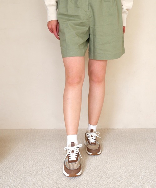 MODE KAORI(モードカオリ)の「メッシュコンビスニーカー/21548(スニーカー・レディース・ブラック/ブラウン/ホワイト・25cm/24.5cm/24cm/23.5cm/23cm/22.5cm)」の17枚目の写真