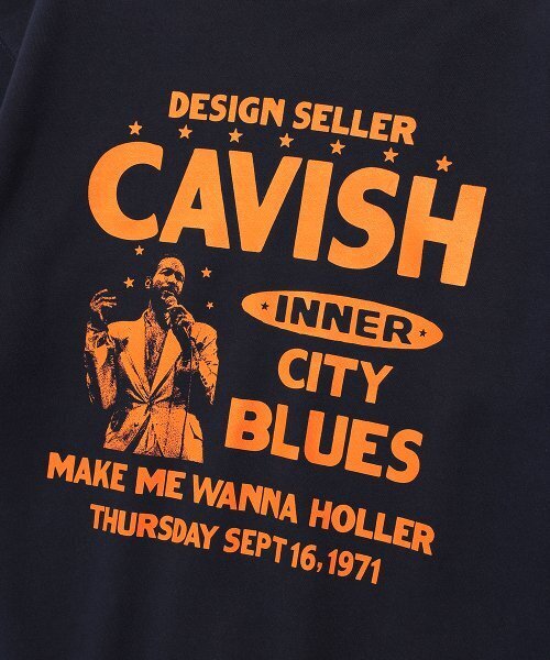 Cavish(カビシ)の「CITY BLUES SWEATSHIRT NAVY(CV2ESUM441A)(スウェット・レディース・ネイビー・LARGE/MEDIUM/SMALL/X-LARGE)」の4枚目の写真