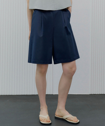リラックスワイドバミューダパンツ_Navy