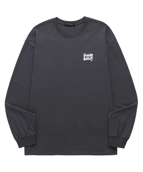 VANNWORKS(バンワークス)の「NOW DOIT ロングスリーブ (VLS0082) チャコール(Tシャツ/カットソー・レディース・その他・SMALL/MEDIUM/LARGE/XX-LARGE/X-LARGE)」の2枚目の写真