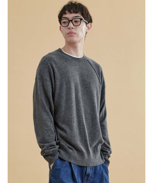 PLAC(プラック)の「ラインディテールニットチャコール(ニット/セーター・メンズ・その他・SMALL/LARGE)」の3枚目の写真