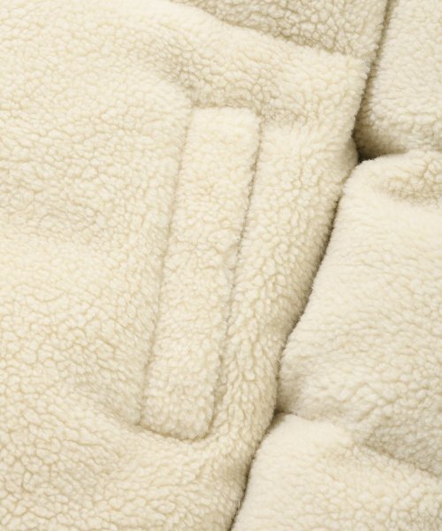 COVERNAT（カバーナット）の「RDS リバーシブルフリースダウンジャンパー アイボリー（ダウンジャケット/コート・レディース・その他・X-LARGE/LARGE）」の4枚目の写真