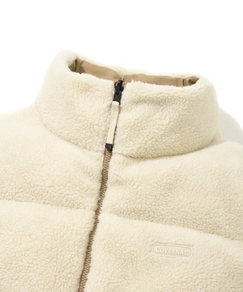 COVERNAT（カバーナット）の「RDS リバーシブルフリースダウンジャンパー アイボリー（ダウンジャケット/コート・レディース・その他・X-LARGE/LARGE）」の6枚目の写真