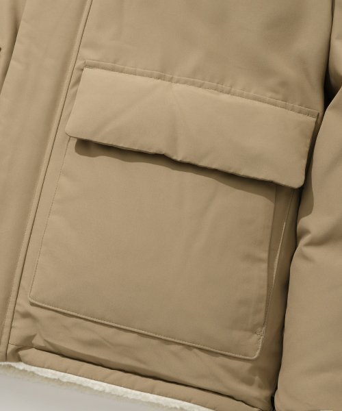 COVERNAT（カバーナット）の「RDS リバーシブルフリースダウンジャンパー アイボリー（ダウンジャケット/コート・レディース・その他・X-LARGE/LARGE）」の13枚目の写真