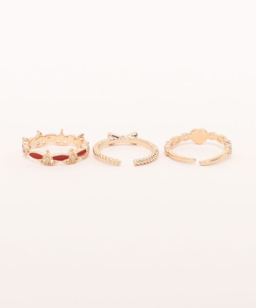 tone（トーン）の「【88eighty-eight】ゴールドレッドレトロヴィンテージ リング3点セット【import】(MA)（リング・レディース・ゴールド・FREE）」の9枚目の写真