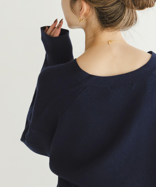 セール】《追加》カシミヤMIXスムースVプルオーバー2（ニット/セーター