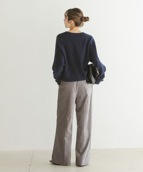 セール】《追加》カシミヤMIXスムースVプルオーバー2（ニット/セーター