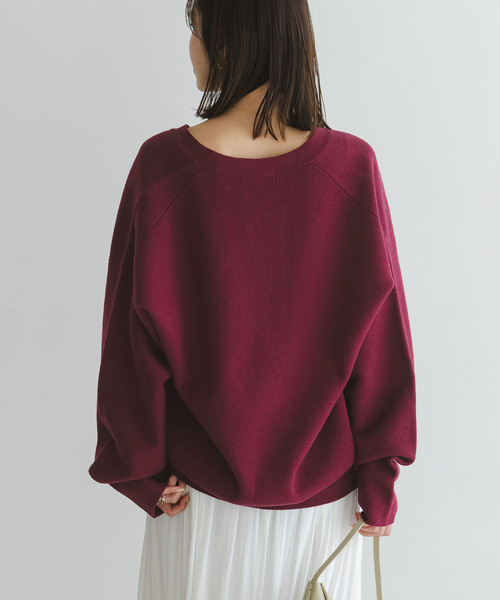 セール】《追加》カシミヤMIXスムースVプルオーバー2（ニット/セーター