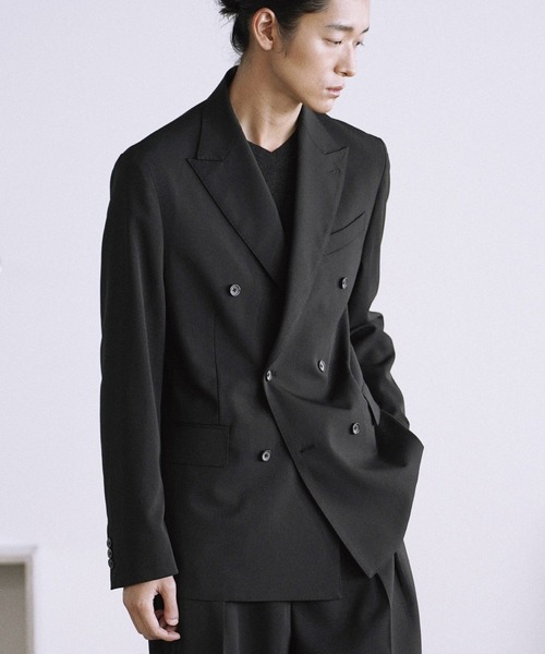 ジャケット・アウター HIGH TWIST PE DOUBLE SUIT HIGH TWIST PE DOUBLE SUIT（スーツセット）｜WYM LIDNM（ウィム バイ