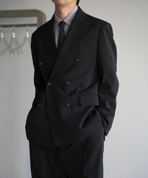 ジャケット・アウター HIGH TWIST PE DOUBLE SUIT HIGH TWIST PE DOUBLE SUIT（スーツセット）｜WYM LIDNM（ウィム バイ