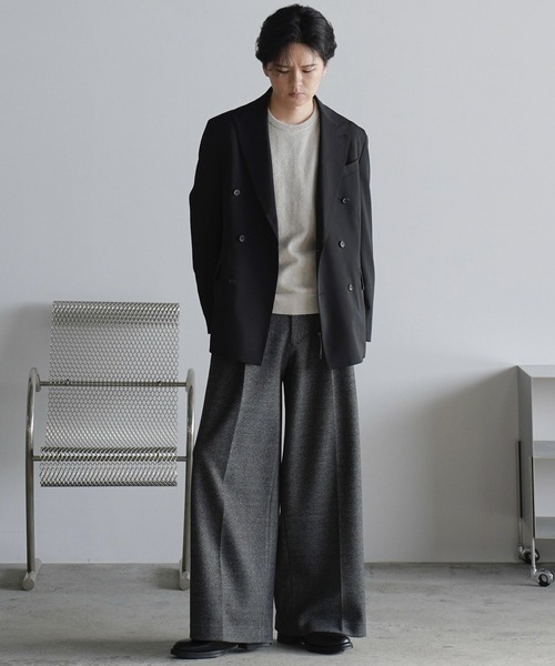 HIGH TWIST PE DOUBLE SUIT（スーツセット）｜WYM LIDNM（ウィム バイ