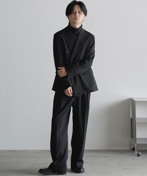 HIGH TWIST PE DOUBLE SUIT（スーツセット）｜WYM LIDNM（ウィム バイ